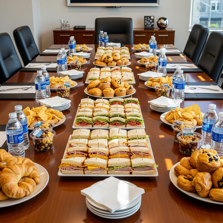 Esposito’s ice cream display setup showcasing dessert branding and event presentation styling.