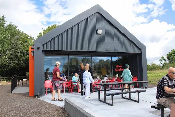 Esposito's cafe at Pickering's Pasture with outdoor seating